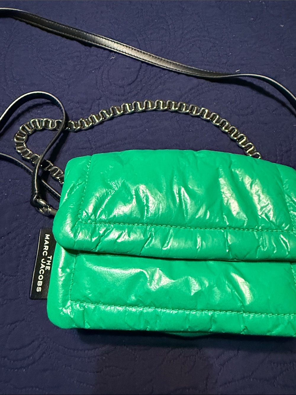 The Marc Jacobs Green Quilted Chain Shoulder Bag